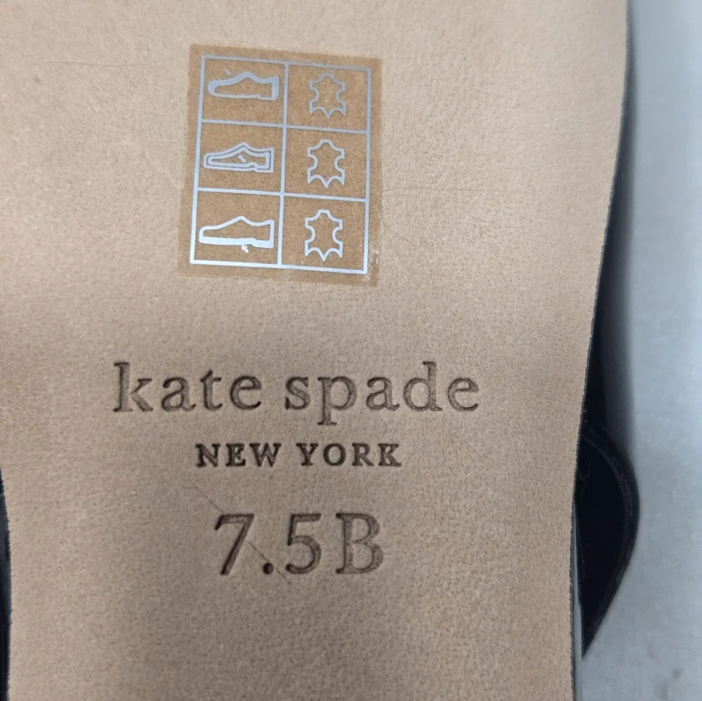 Kate Spade NY Lover Slingback Flat Black Patent Leather 1